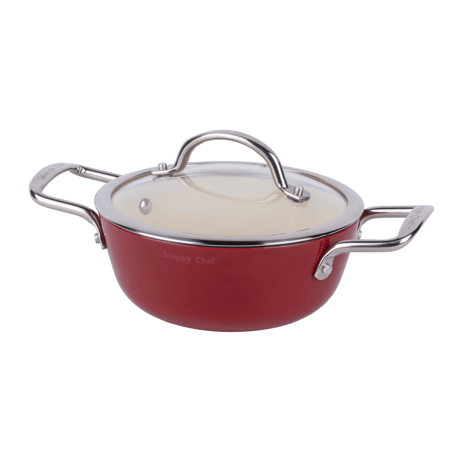 Snappy Chef 20cm Superlight Cast Iron Casserole
