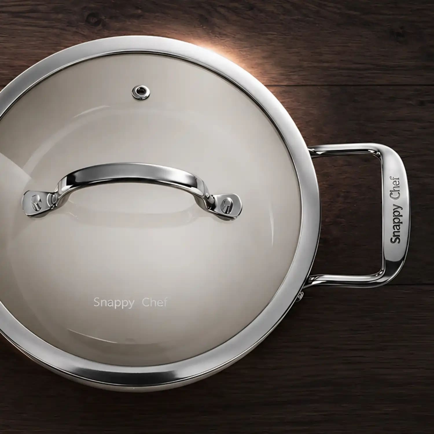 Snappy Chef 20cm Superlight Cast Iron Casserole - Image 2