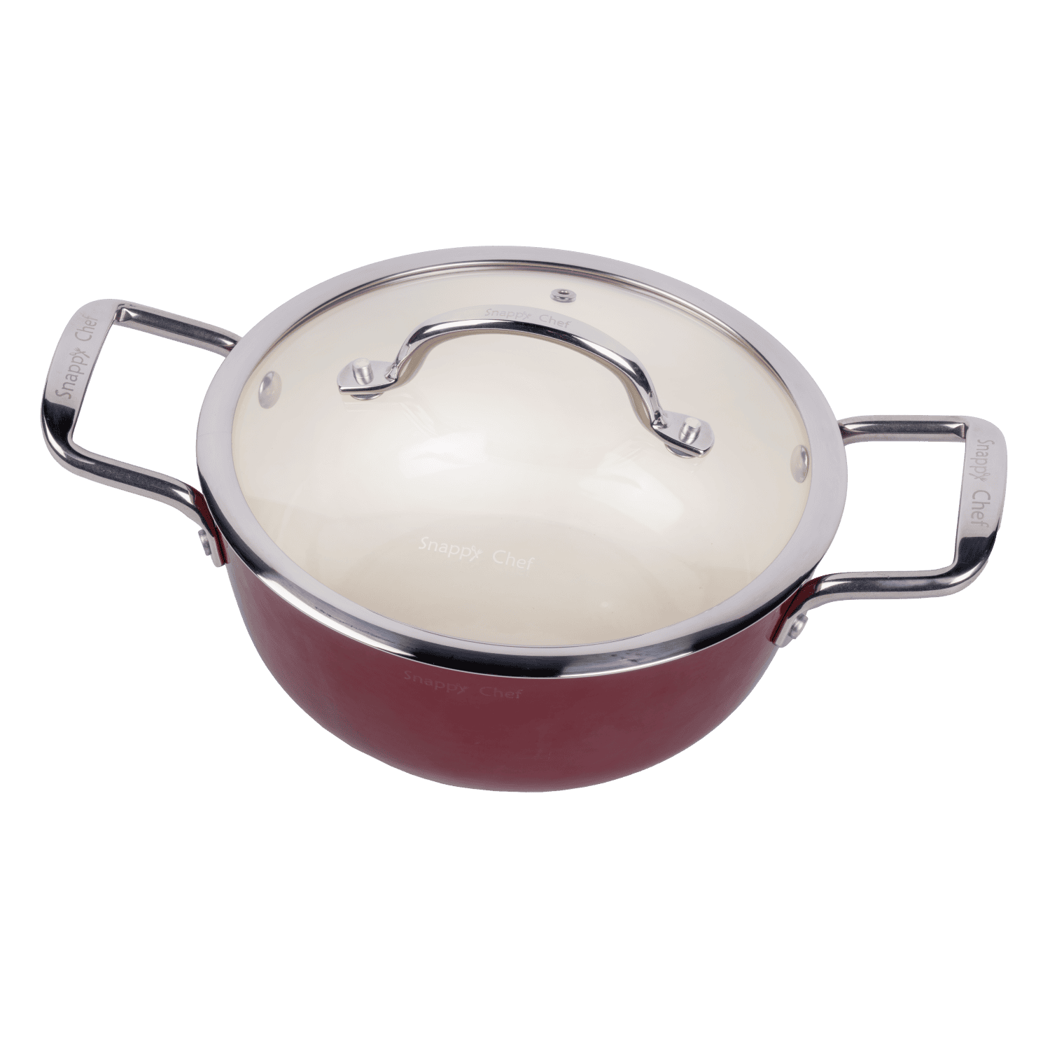 Snappy Chef 24cm Superlight Cast Iron Casserole - Image 5