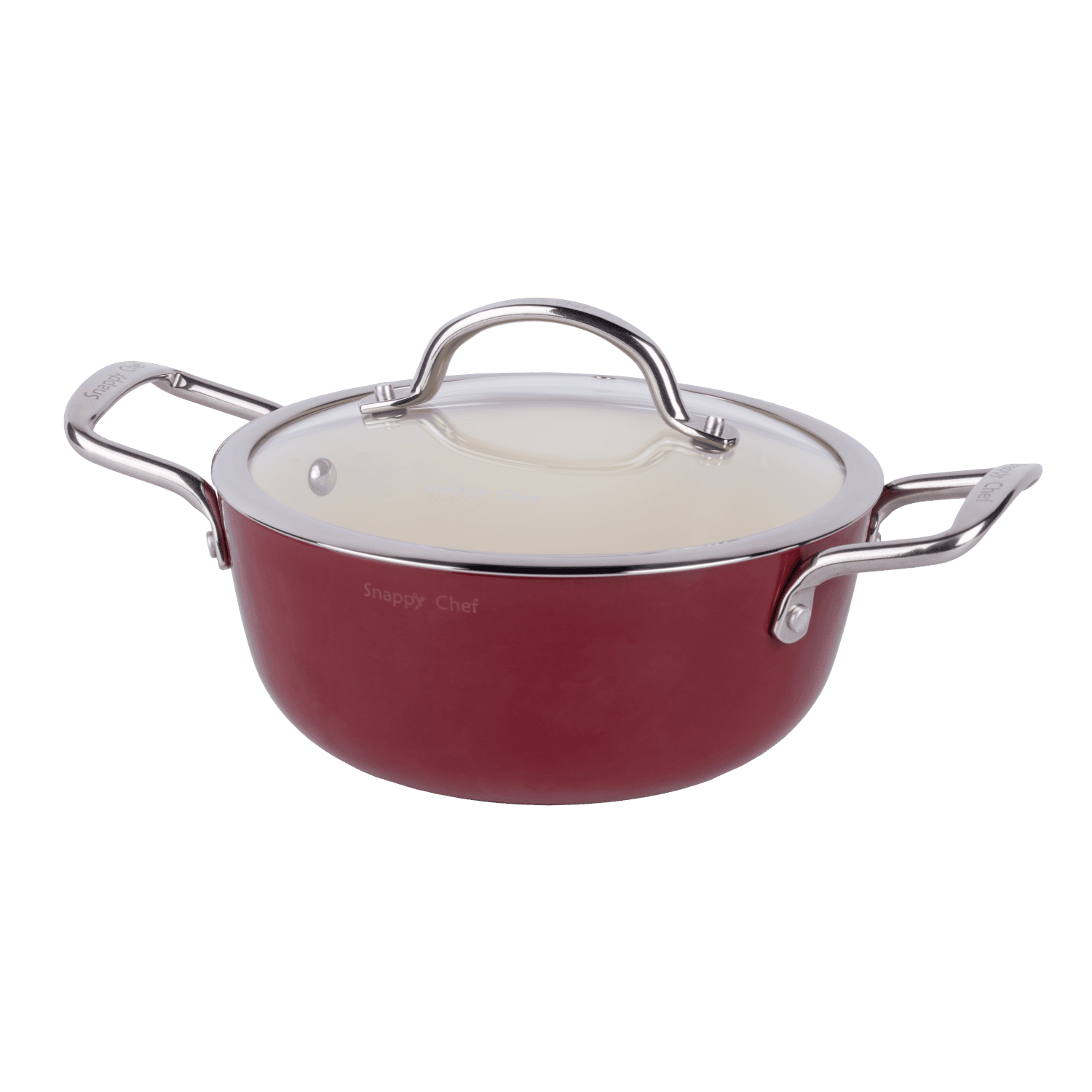 Snappy Chef 22cm Superlight Cast Iron Casserole - Image 2