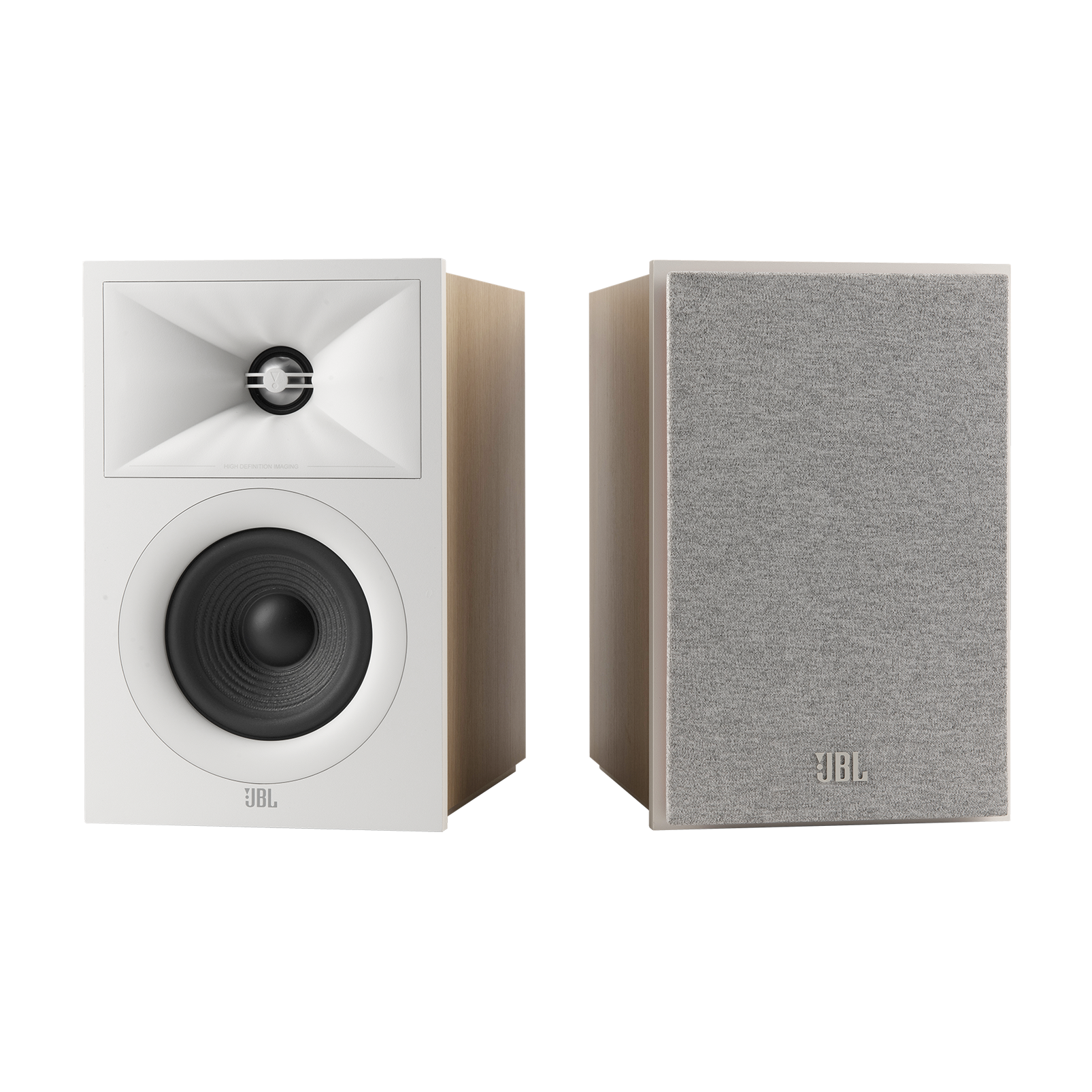 JBL 240B Pair of Bookshelf Speakers-White