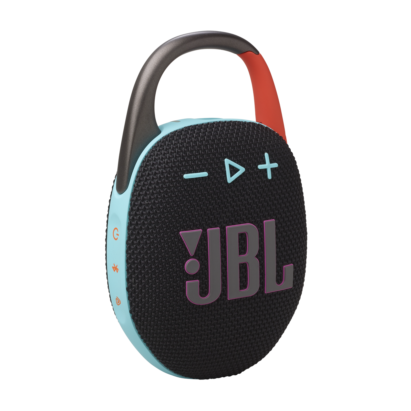 JBL Clip 5 Portable BT Speaker-Black/Orange