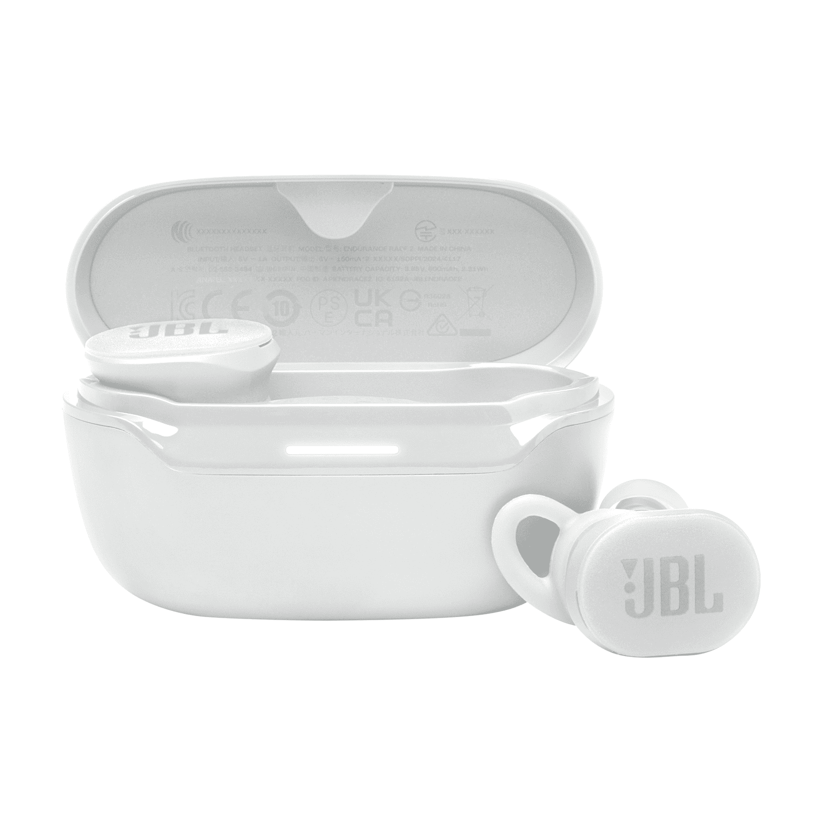 JBL Endurance Race 2 TWS Sport In Ear Headphone-White