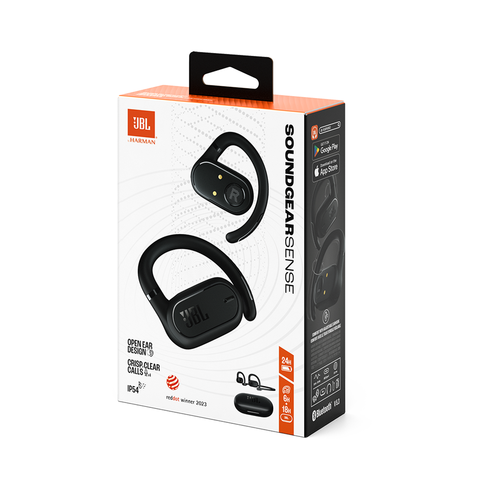 JBL Soundgear Sense TWS Open Ear Headphone-Black