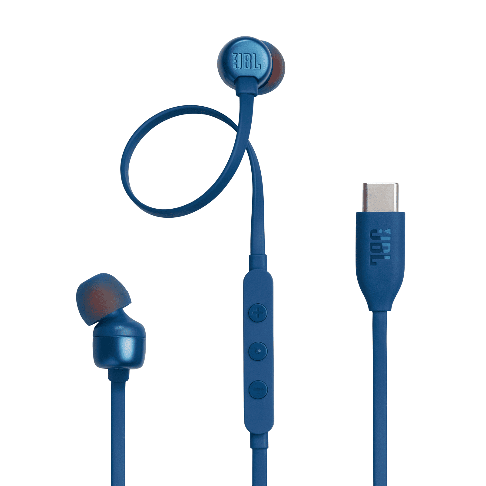 JBL Tune 310C Hi-Res USB-C Wired In Ear Headphone-Blue
