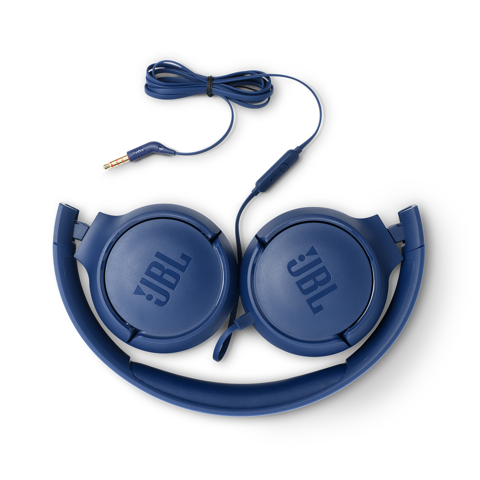 JBL Tune 500 Wired On Ear Headphone-Blue - Image 4