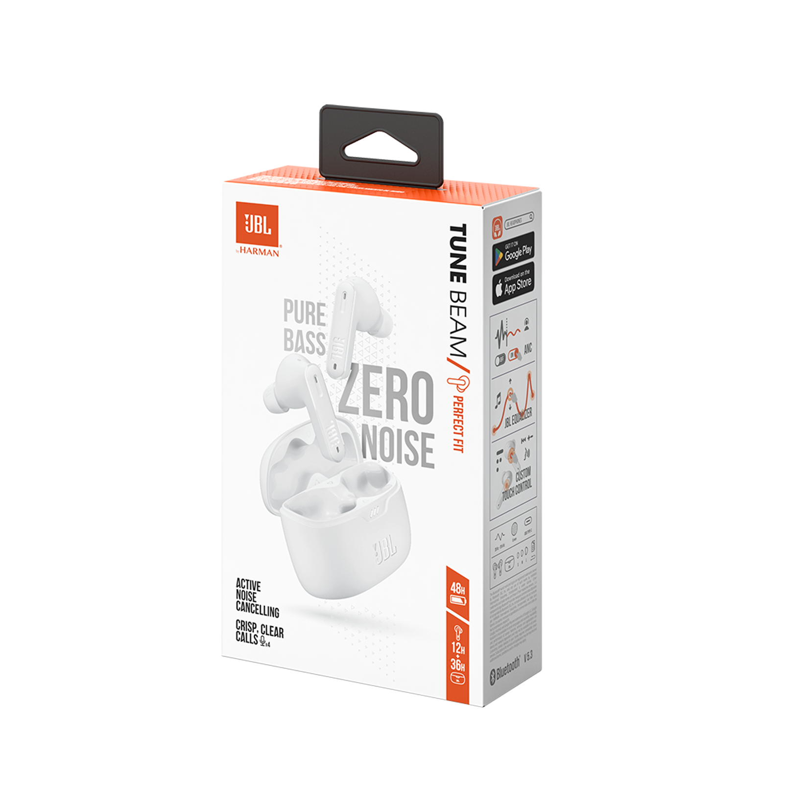 JBL Tune Beam NC TWS In Ear Headphone-White
