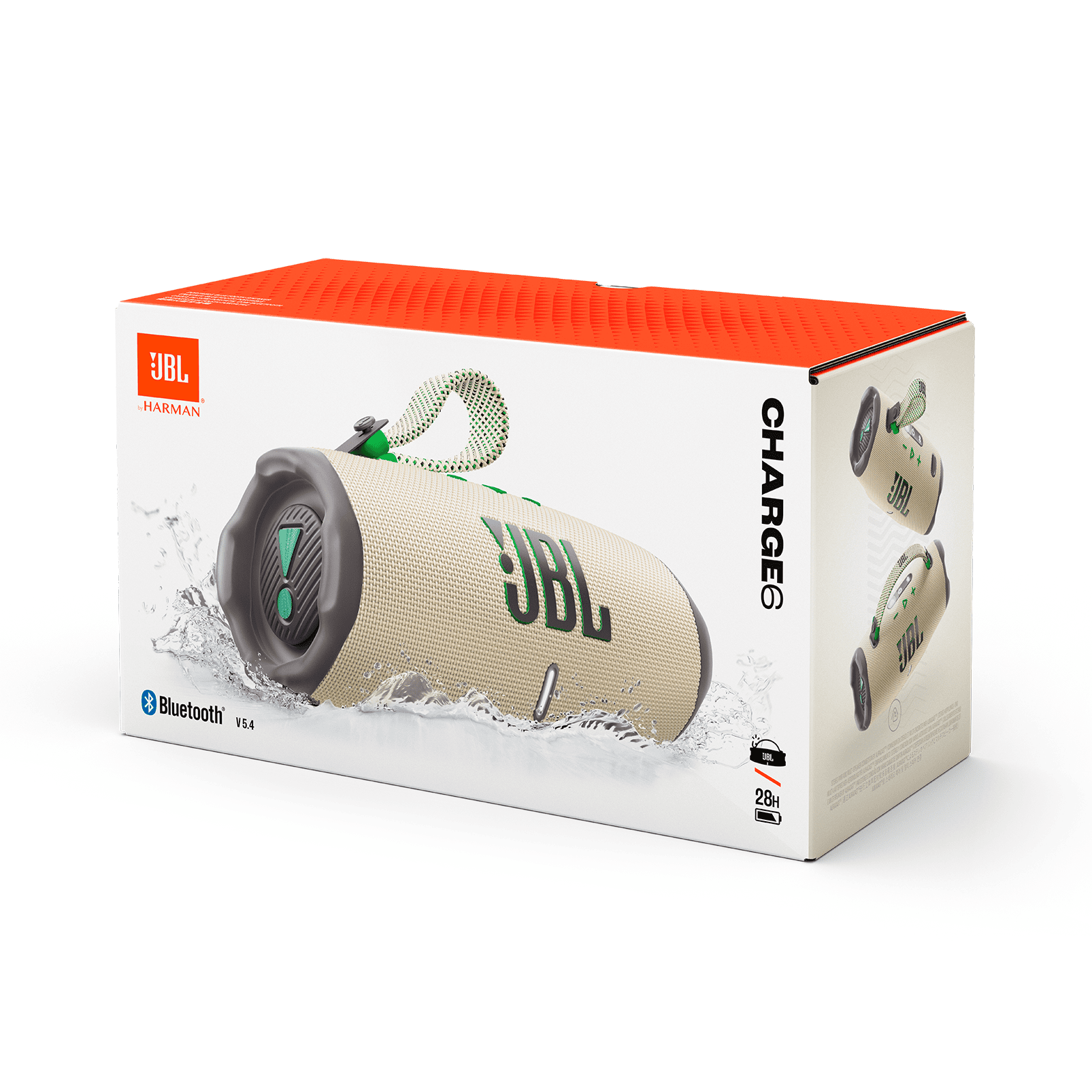 JBL Charge 6 Portable BT Speaker-Sand - Image 6