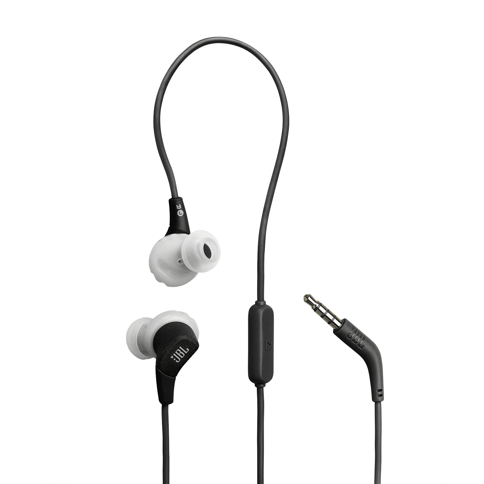 JBL Endurance Run 3 WIred Aux In Ear Headphone-Black