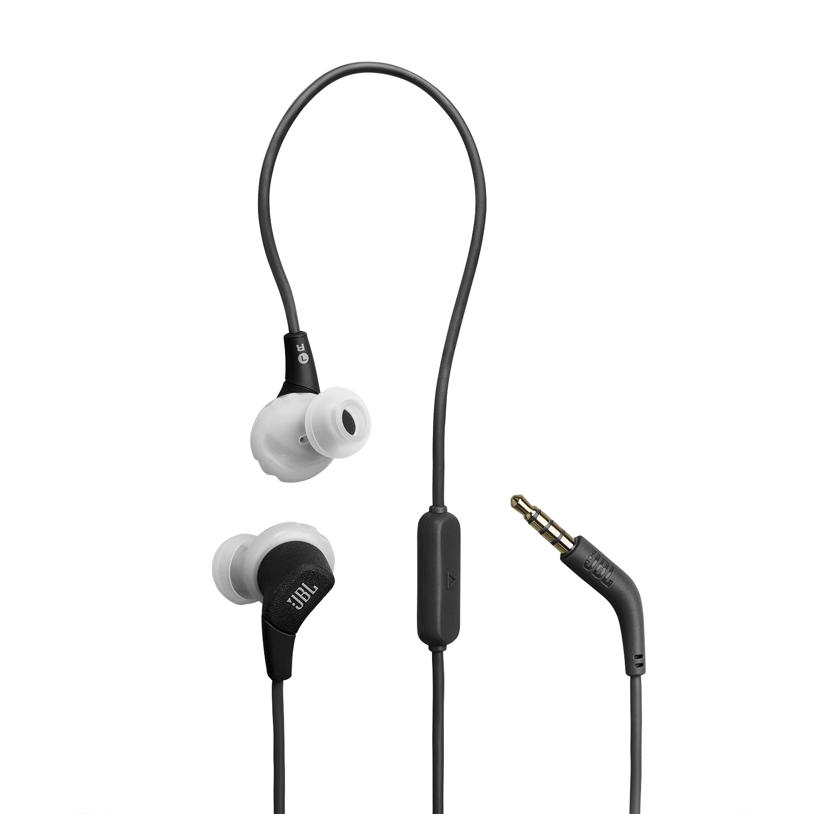 JBL Endurance Run 3 WIred Aux In Ear Headphone-Black