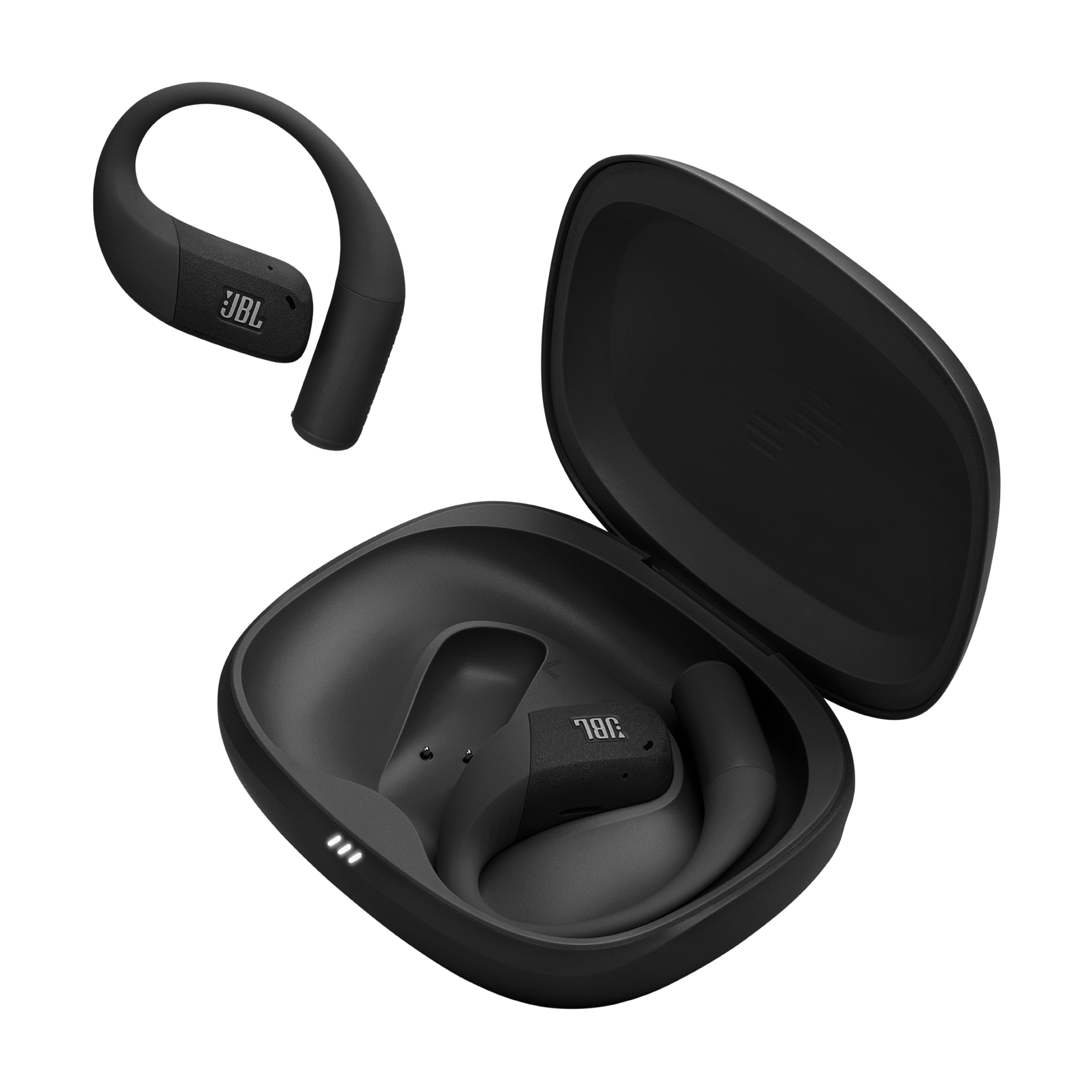 JBL Endurance Zone TWS Open Ear Headphone-Black/Grey - Image 2