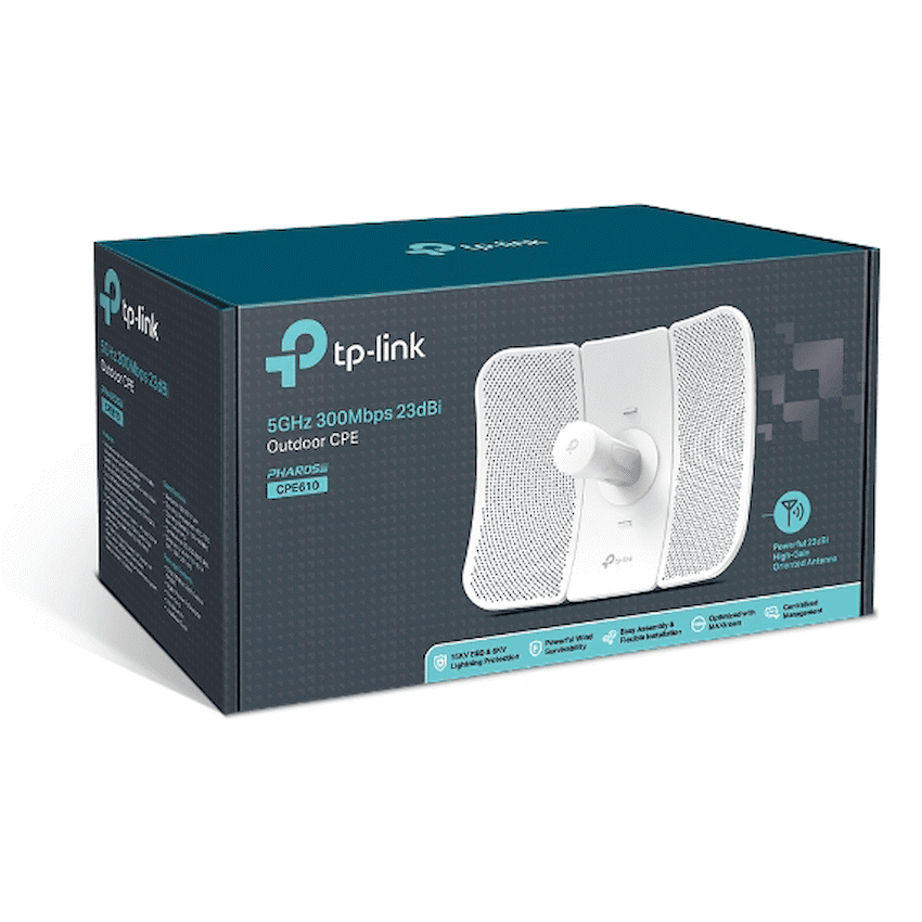 TP-LINK CPE610 5GHz 300Mbps 23dBi Outdoor CPE - Image 4