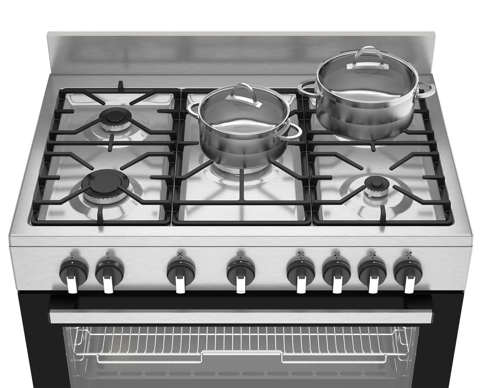 DEFY DGS90GEIX 90cm Inox Gas Electric Range Cooker Thermofan+ - Image 5