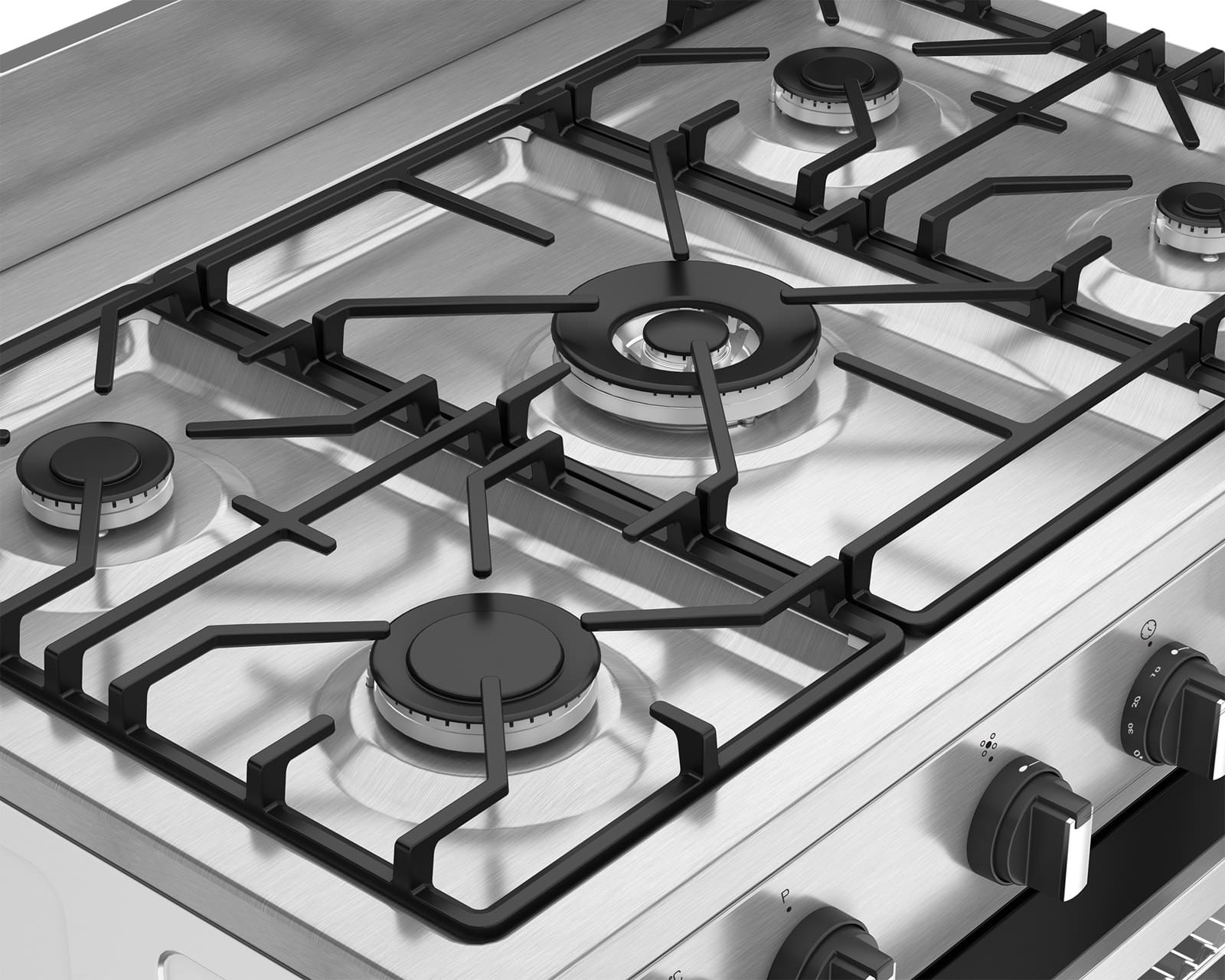 DEFY DGS90GEIX 90cm Inox Gas Electric Range Cooker Thermofan+ - Image 6