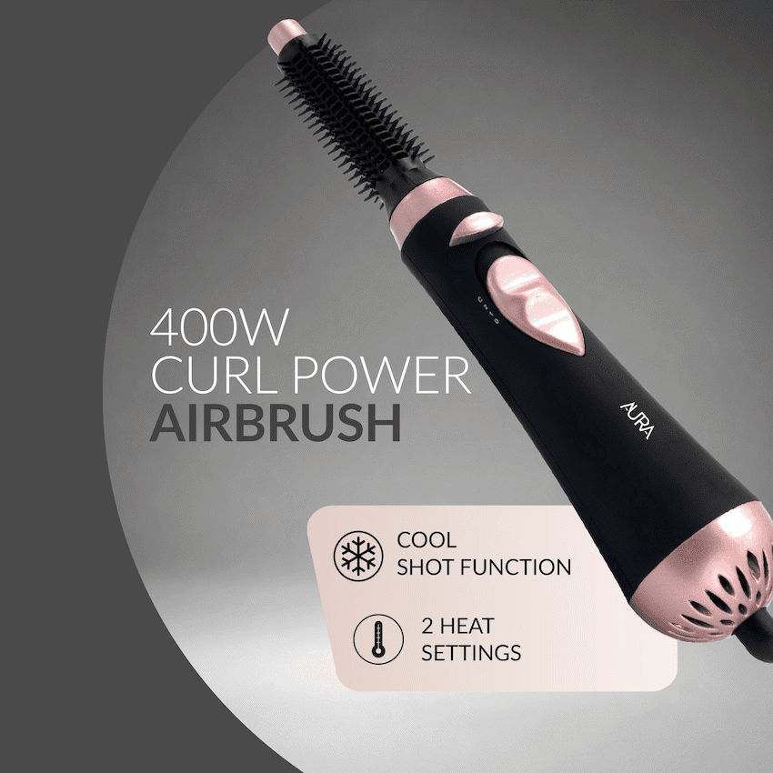 Elektra Care Aura by Elektra 400W Rose Gold Hot Airbrush - Image 2
