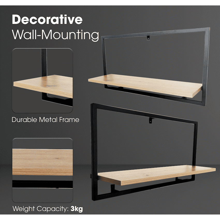 Everfurn Iris Floating Wall Shelf -Large - Image 3
