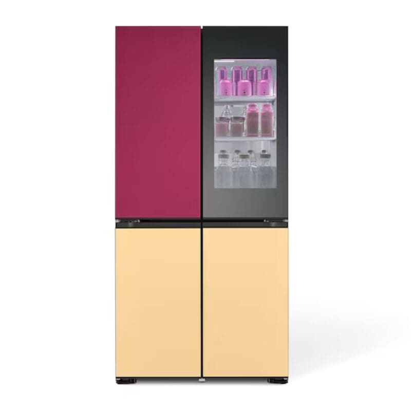 LG GR-A24FDMMB.ANNQESA Multi-Door Fridge Freezer, Colour Changing LED 617L MoodUP