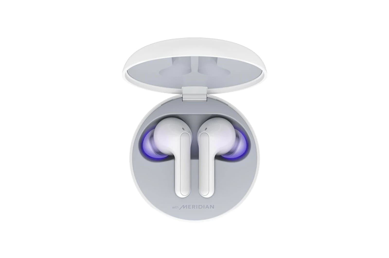 LG White TONE Free FN6 Bluetooth® Wireless Stereo Earbuds with Meridian Audio