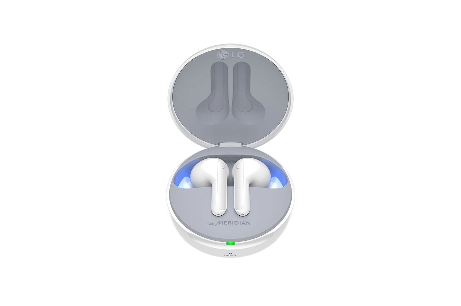 LG White Free FN7 Bluetooth® Wireless Stereo Earbuds with Meridian Audio