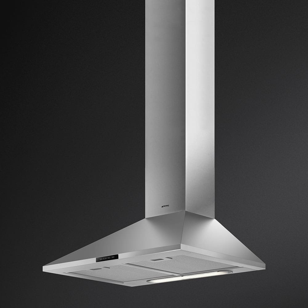 Smeg KDE600EX 600mm Universale Stainless Steel Chimney Wall Mounted Extractor - Image 2