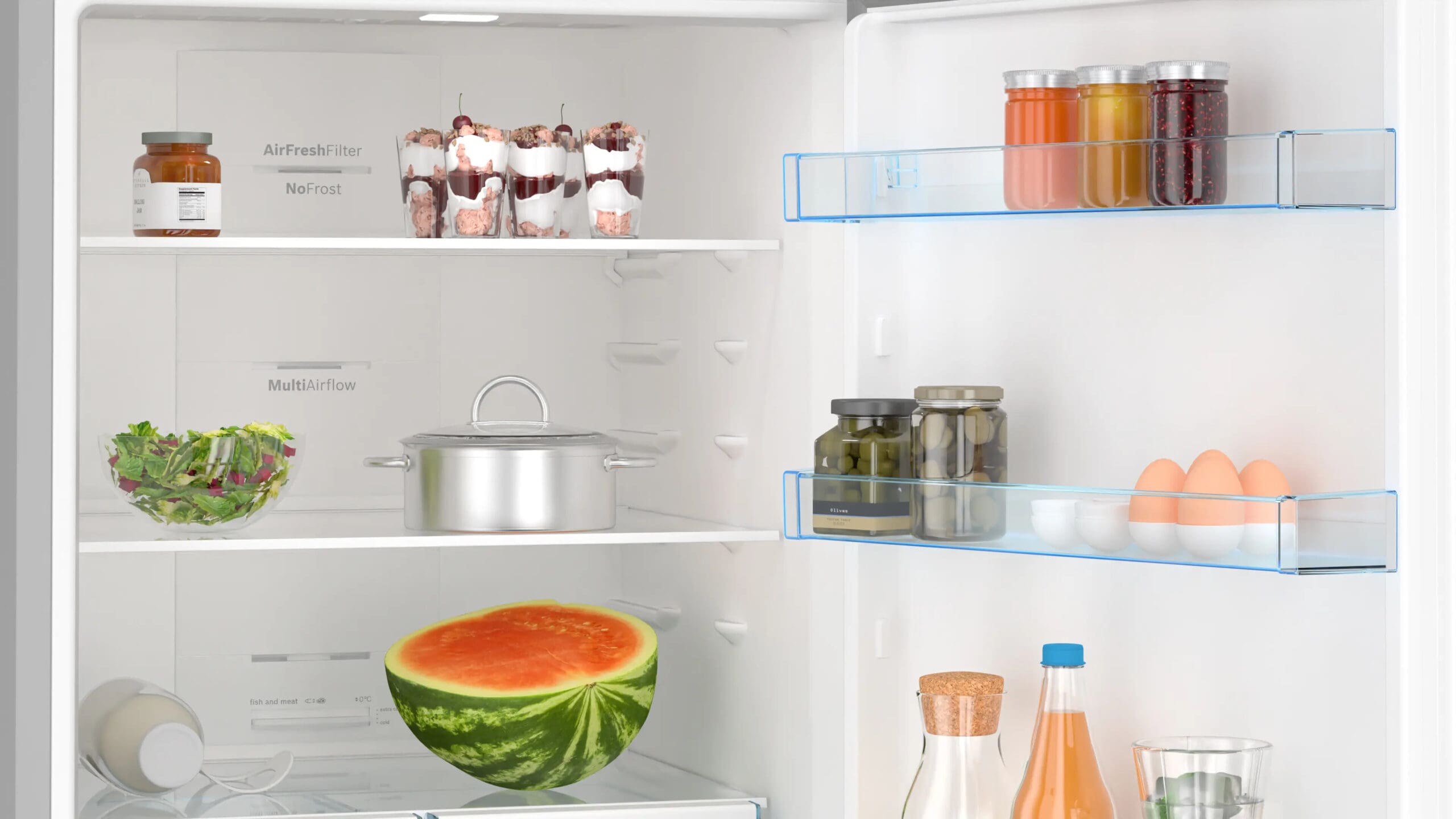 Bosch KGN55VI20Z Serie 4 480L Inox Fridge-Freezer - Image 4