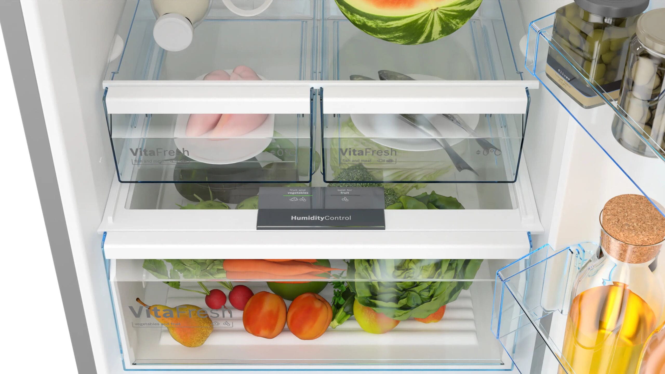 Bosch KGN55VI20Z Serie 4 480L Inox Fridge-Freezer - Image 5