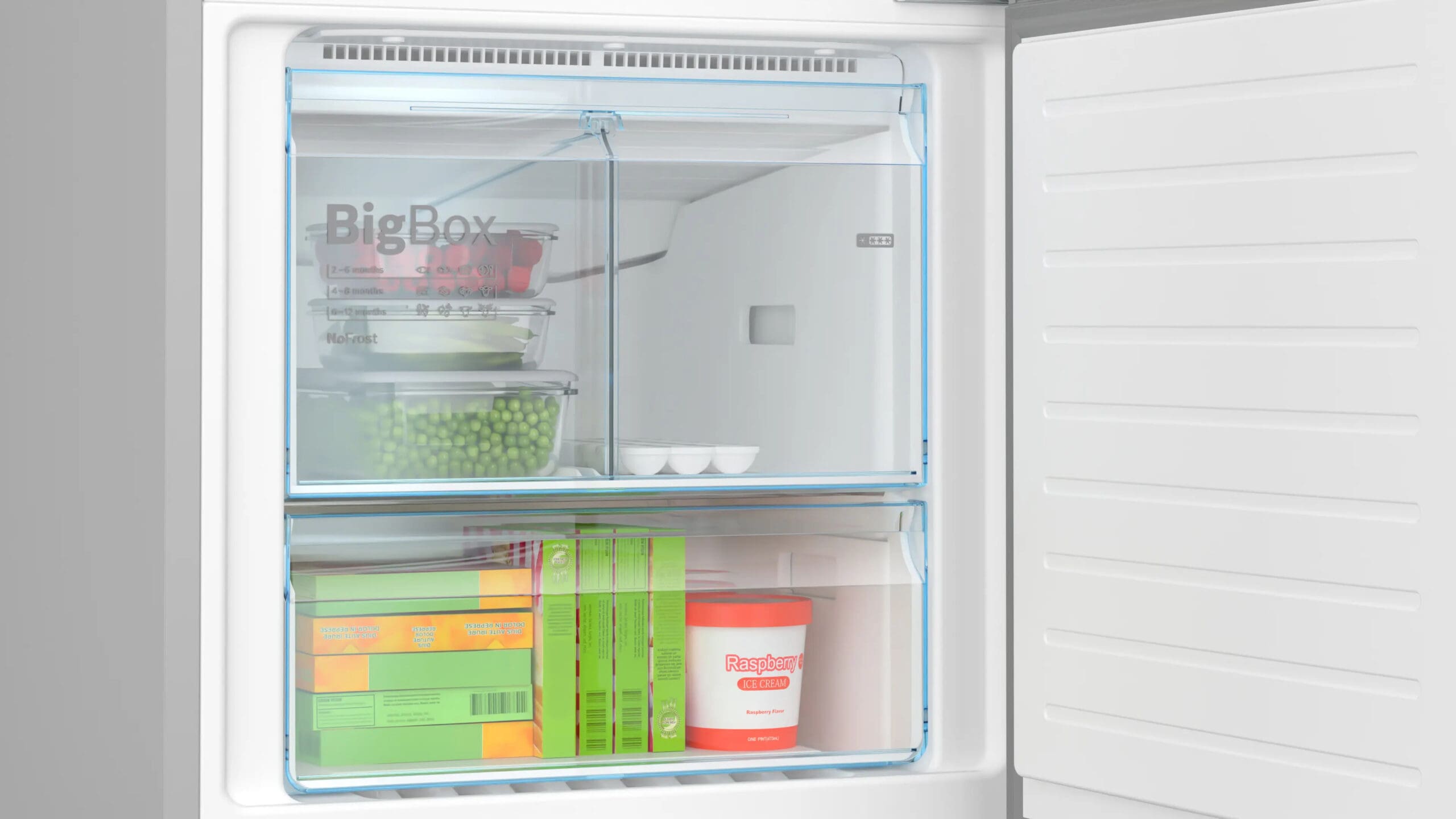 Bosch KGN55VI20Z Serie 4 480L Inox Fridge-Freezer - Image 6
