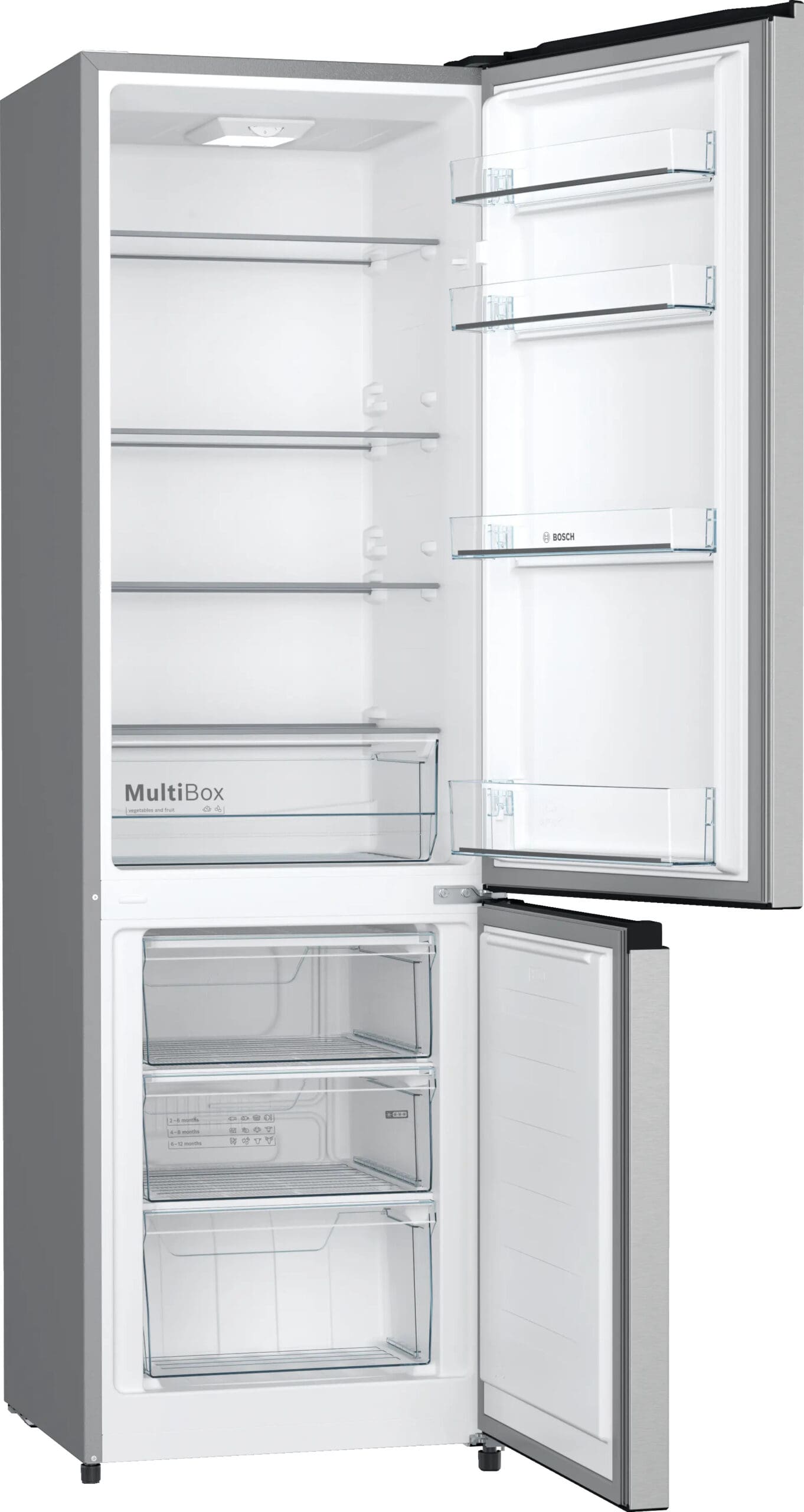 Bosch KGV33NL1AZ Serie 2 264L Inox Auto-Defrost Fridge-Freezer - Image 2
