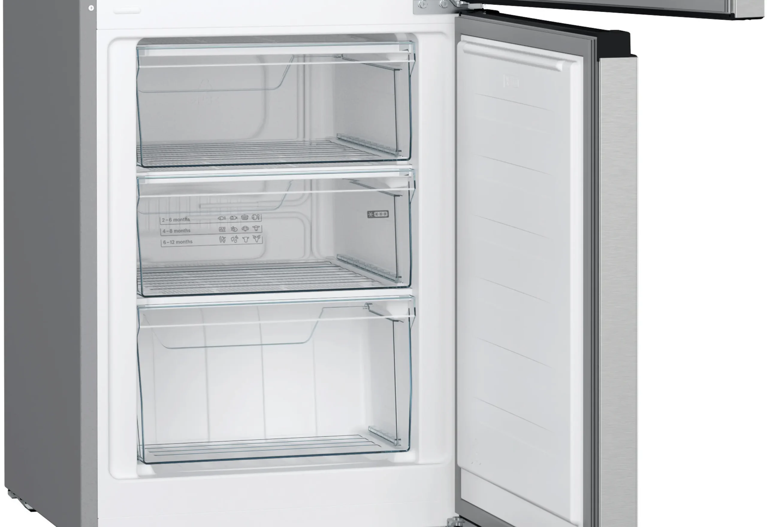 Bosch KGV33NL1AZ Serie 2 264L Inox Auto-Defrost Fridge-Freezer - Image 4