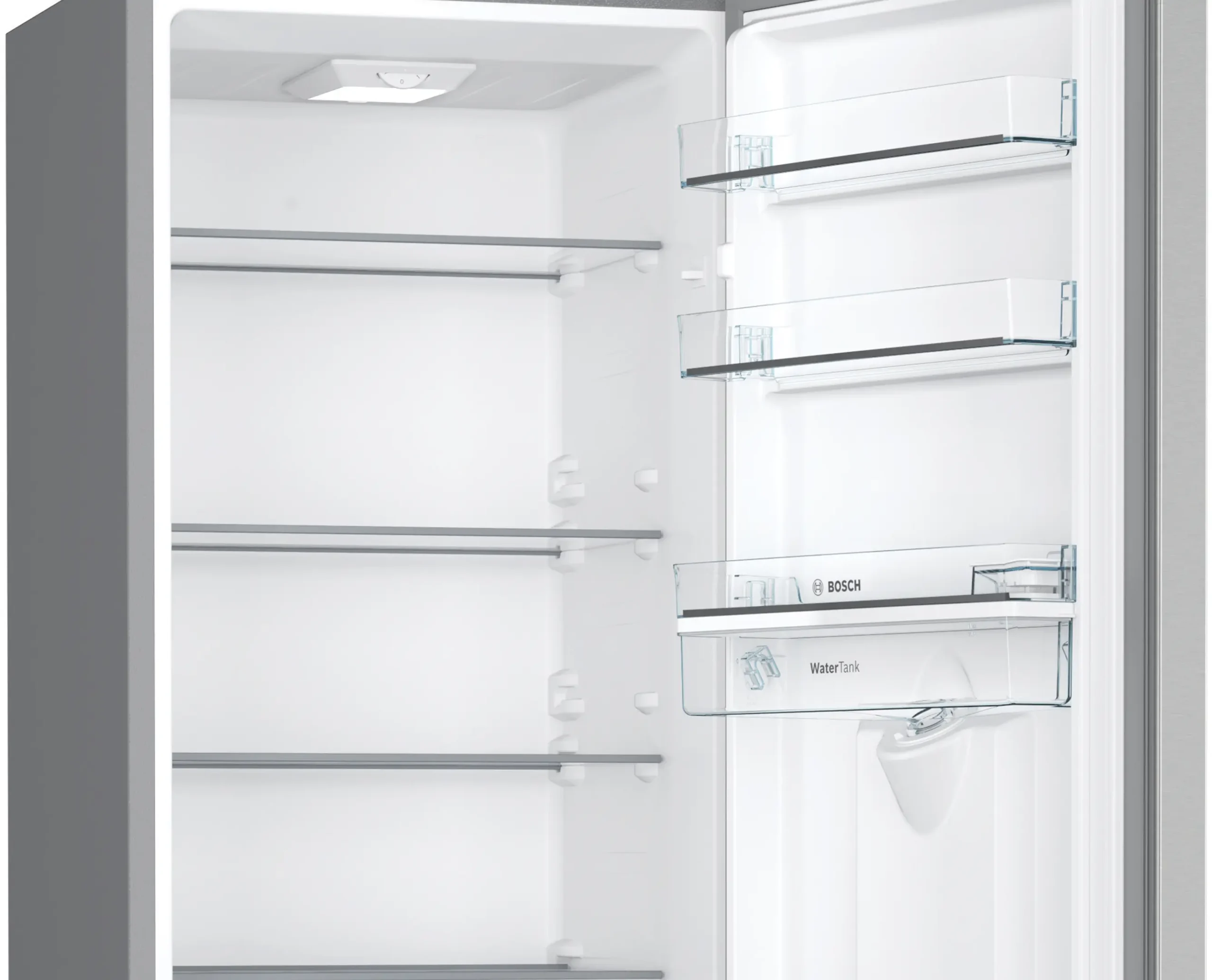 Bosch KGW33NL1AZ Serie 2 264L Inox Auto-Defrost Fridge-Freezer with Water Dispenser - Image 3