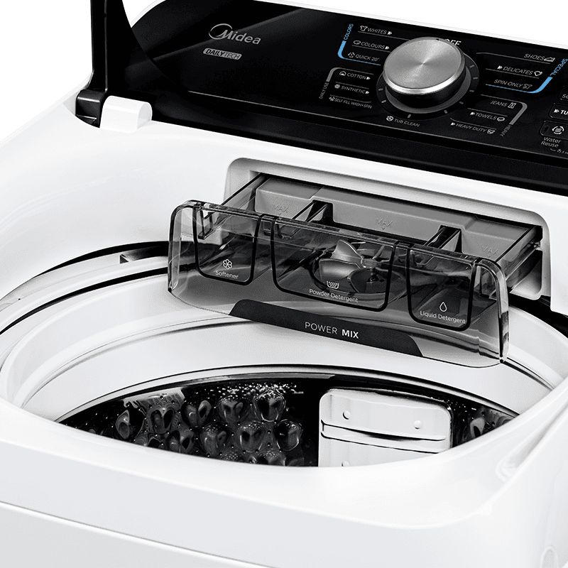 Midea MA512W160-W 16kg Top Loader Washing Machine – White - Image 4
