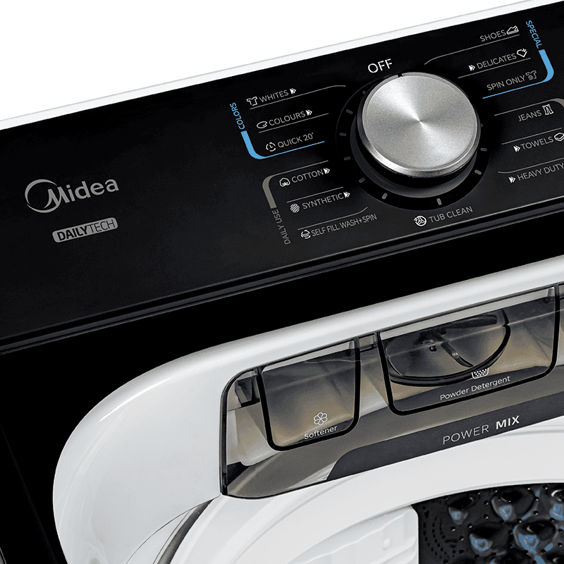 Midea MA512W160-W 16kg Top Loader Washing Machine – White - Image 5