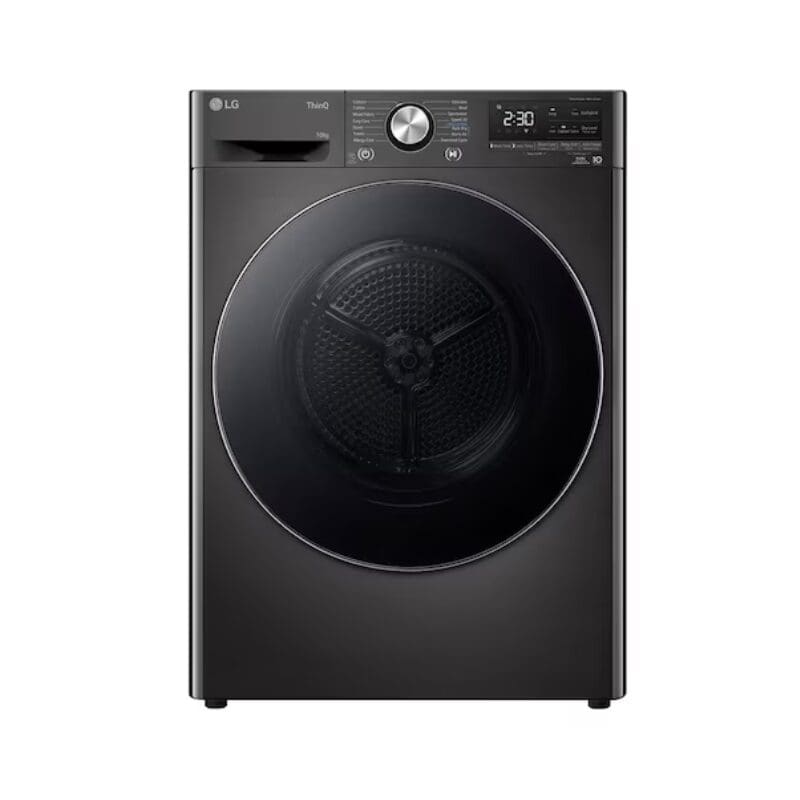 LG RH10V9ZV2W.APBQESA 10kg A+++ Dual Inverter Heat Pump Dryer in Black Finish