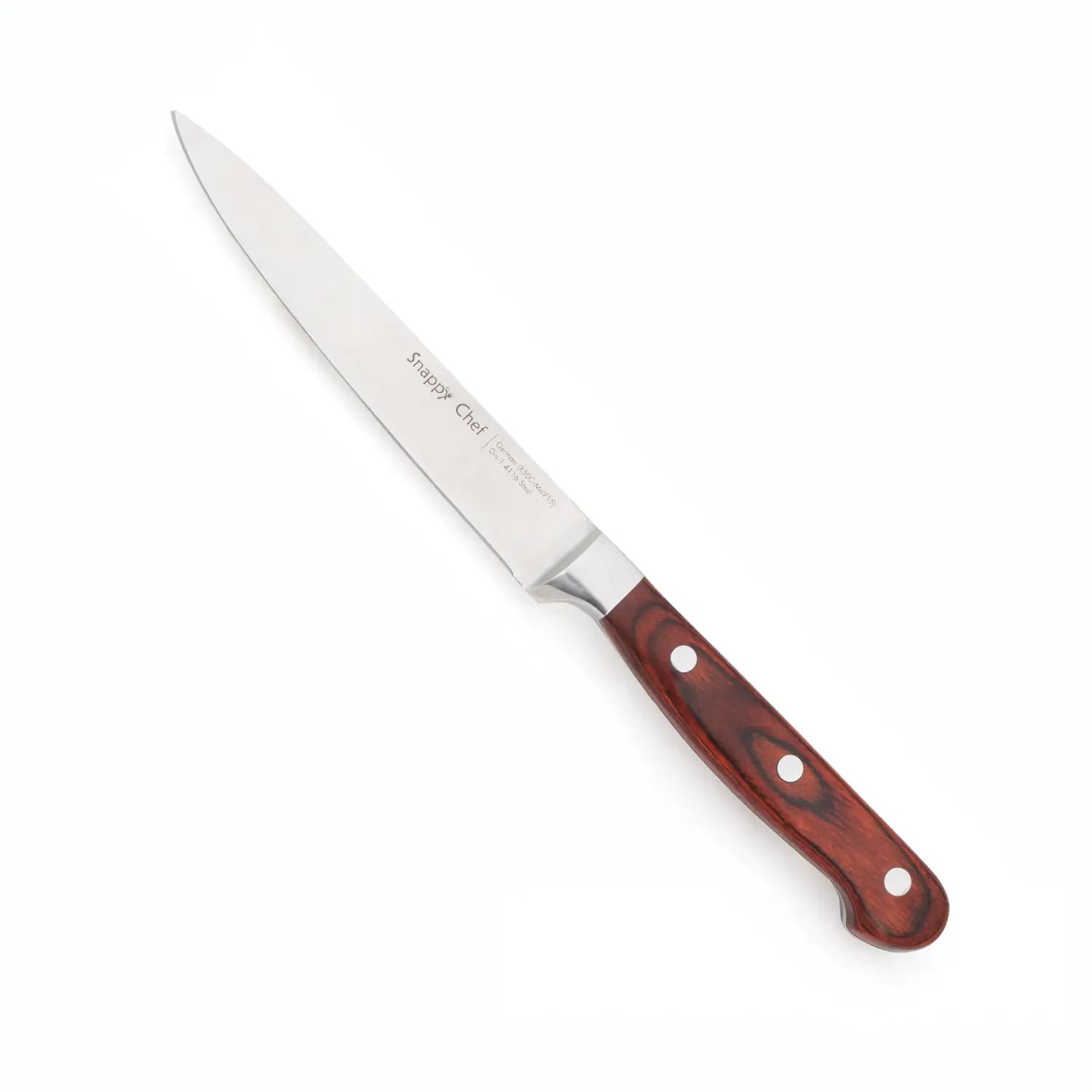 Snappy Chef 5 Piece Kitchen Knife-Set With Block - Image 6