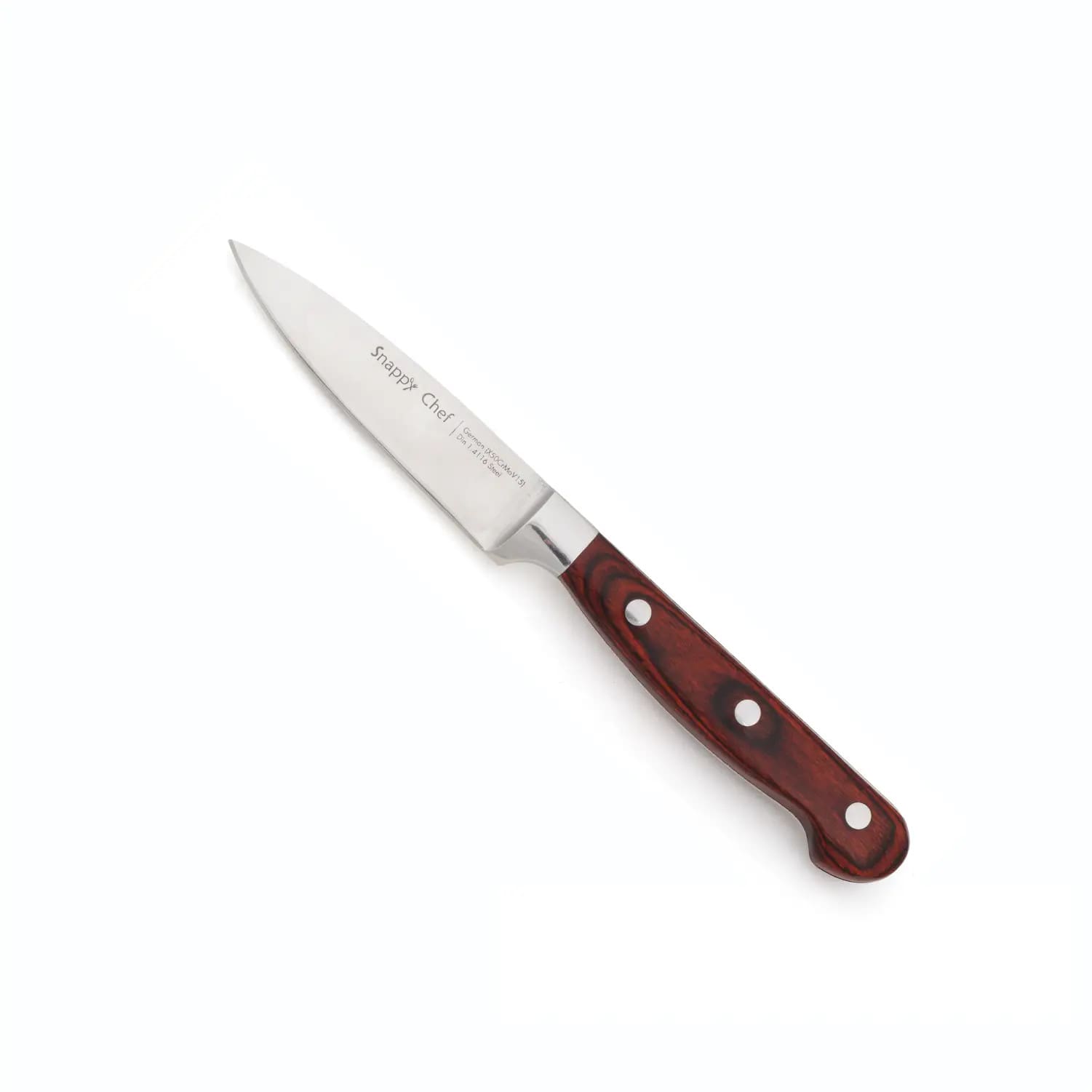 Snappy Chef 5 Piece Kitchen Knife-Set With Block - Image 7