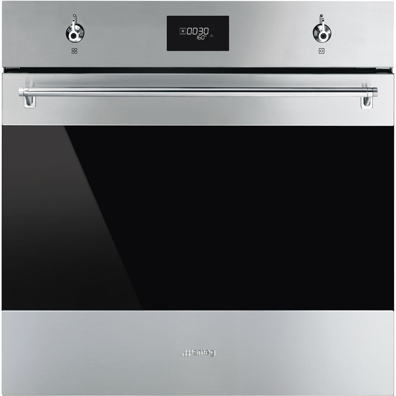 Smeg SF6301TVX 600mm 79lt 'Classica' Stainless Steel Convection Eye Level Oven