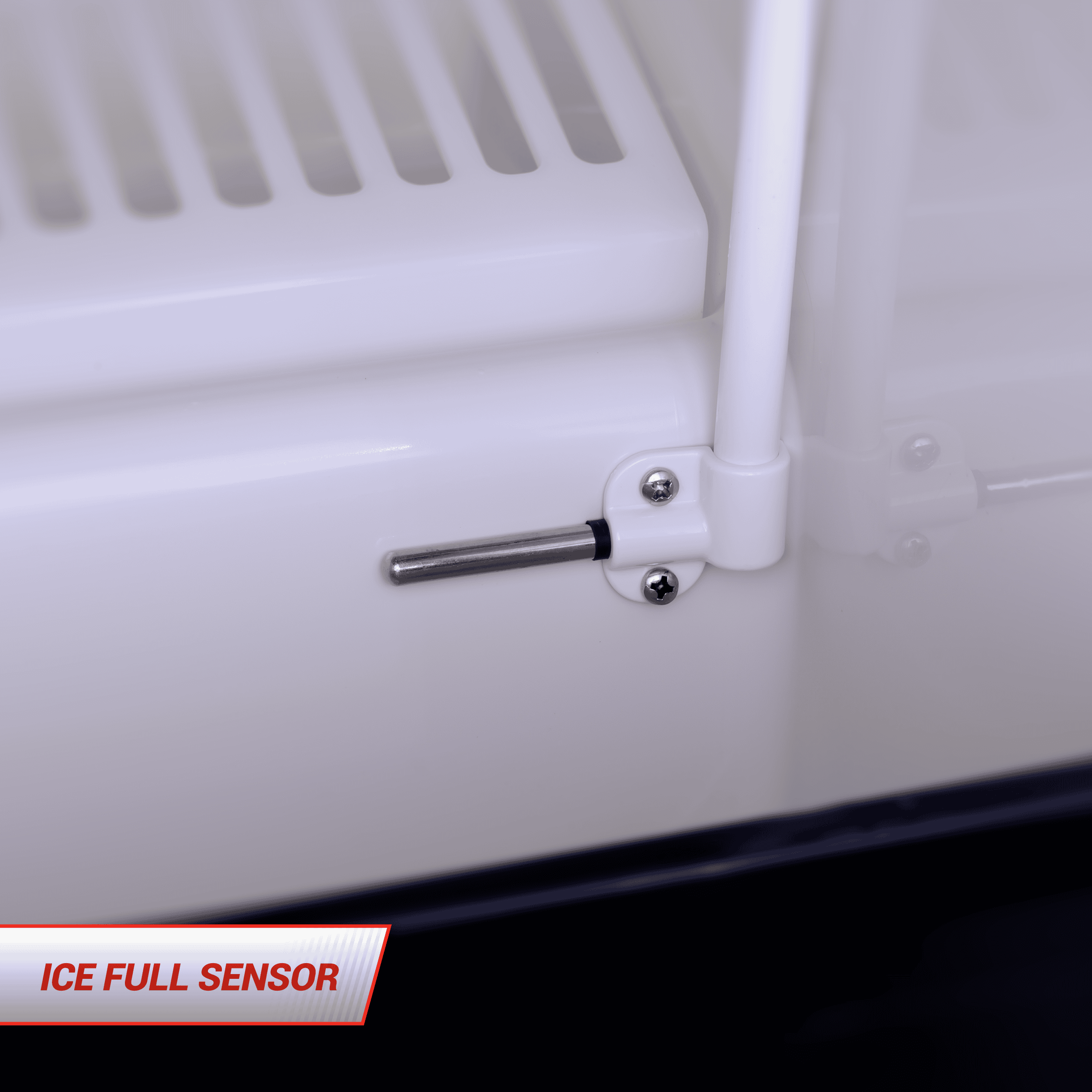 SnoMaster 26Kg/24Hr Plumbed-In Gourmet Type Ice-Maker - Black - Image 9