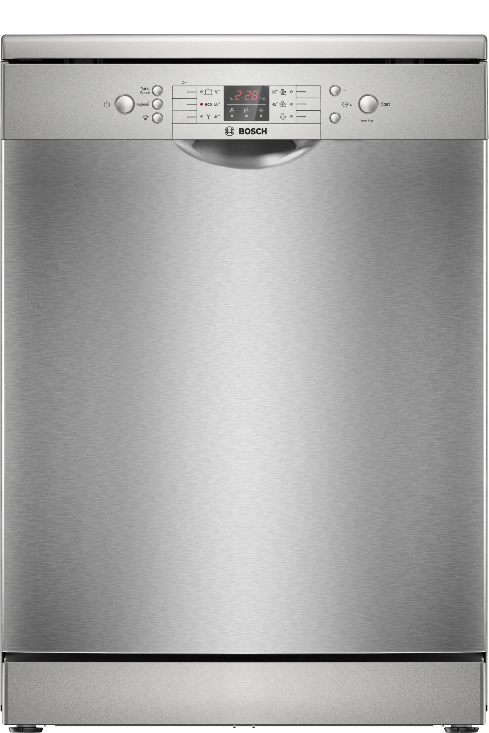 Bosch SMS26AI00Z Serie 2 13 Place 60cm Brushed Steel Anti-Fingerprint Freestanding Dishwasher