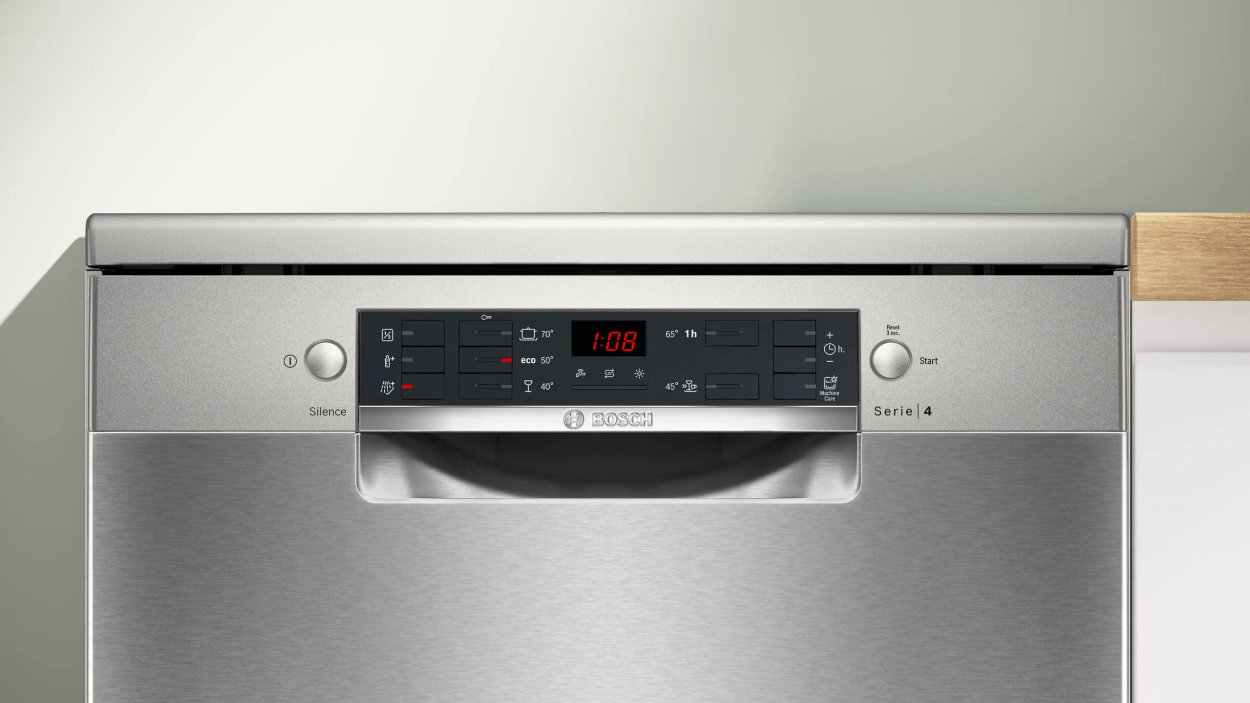 Bosch SMS45NI00Z Serie 4 13 Place Inox Freestanding Dishwasher - Image 2