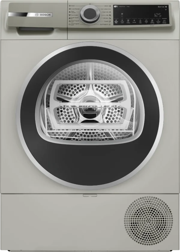 Bosch WQJ2520RZA Serie 6 10kg Silver Heat Pump Tumble Dryer