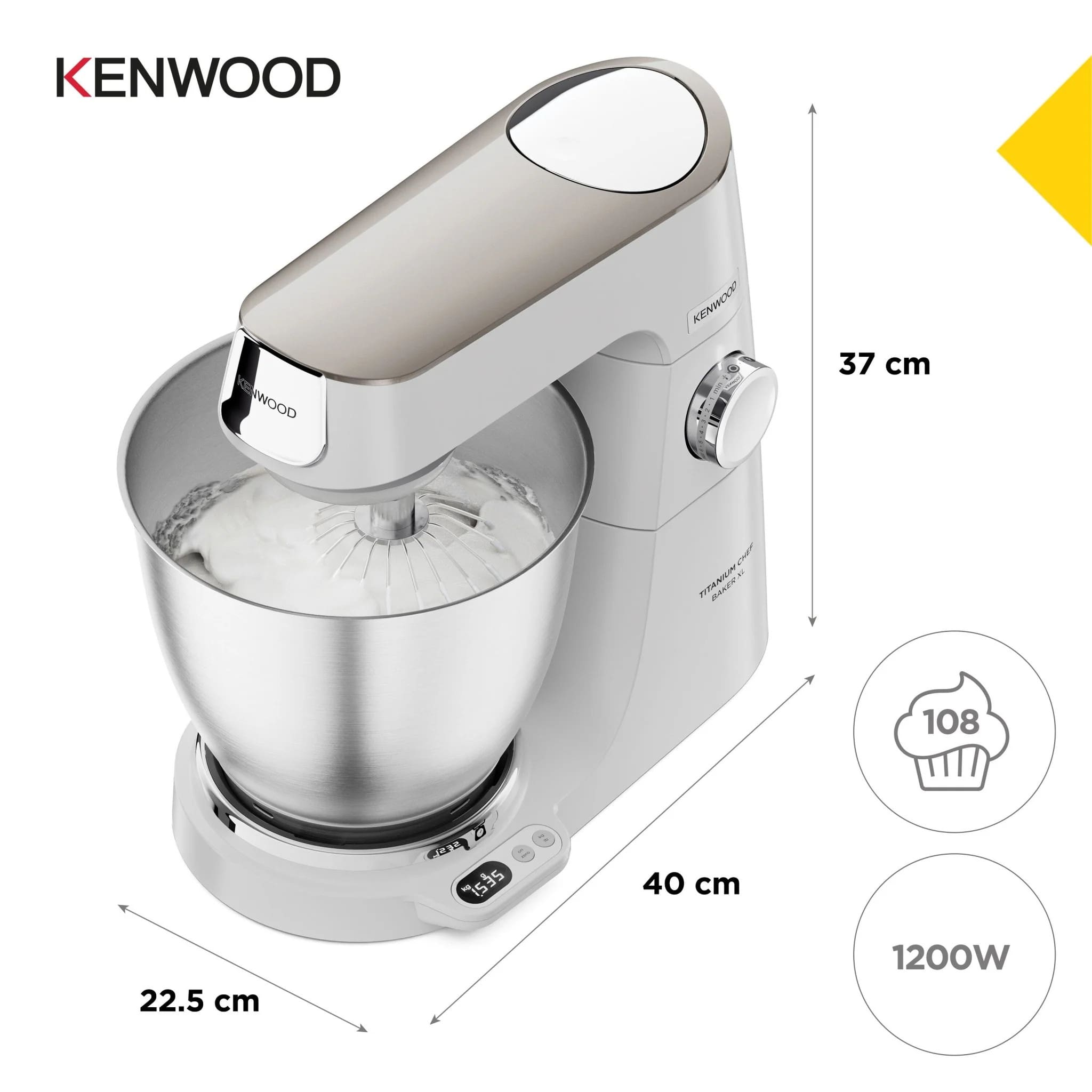 Kenwood KVL65.001WH Titanium Chef Baker - Image 5