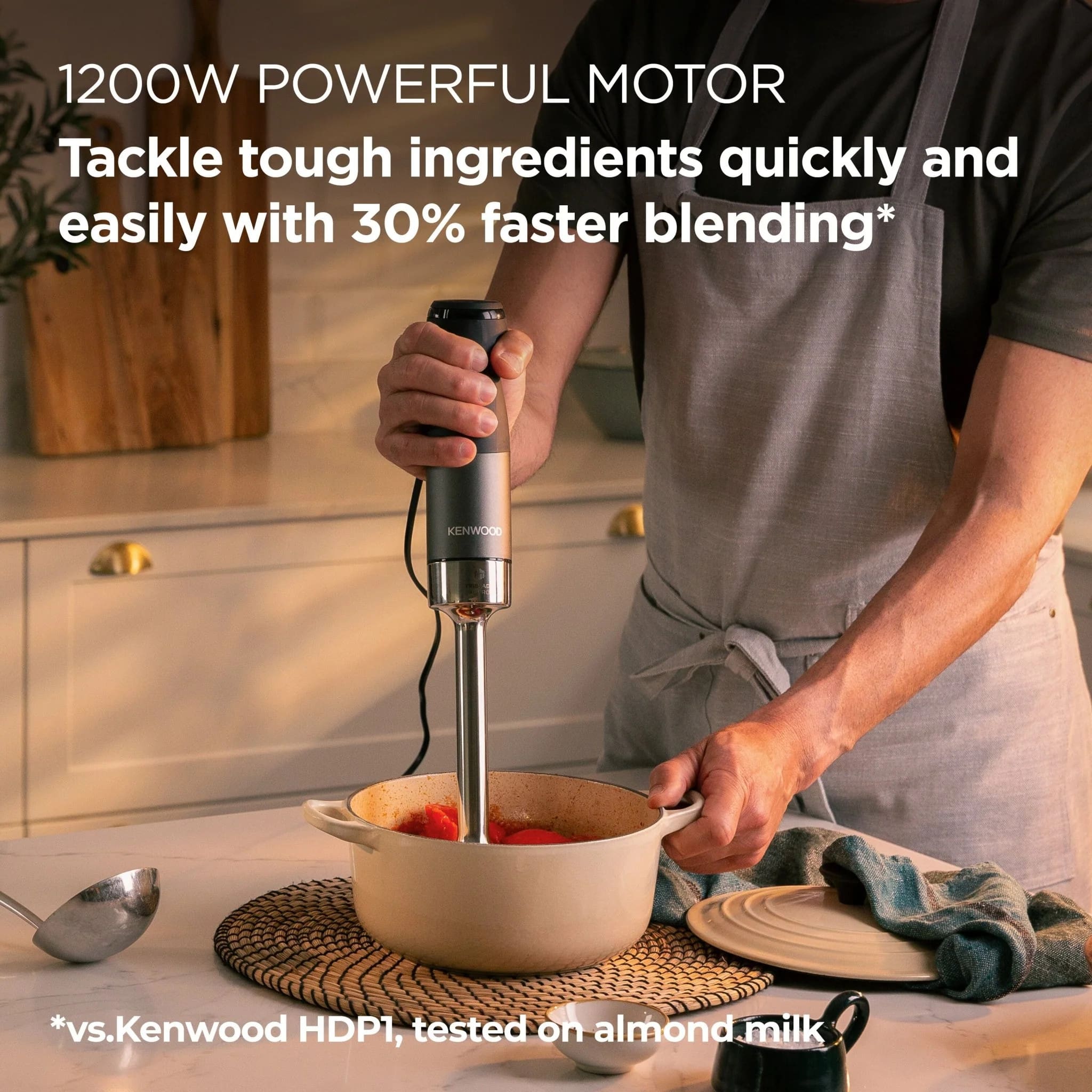 Kenwood HBM80.327BK Triblade XL Pro Hand Blender & Accessories 1200W - Image 8