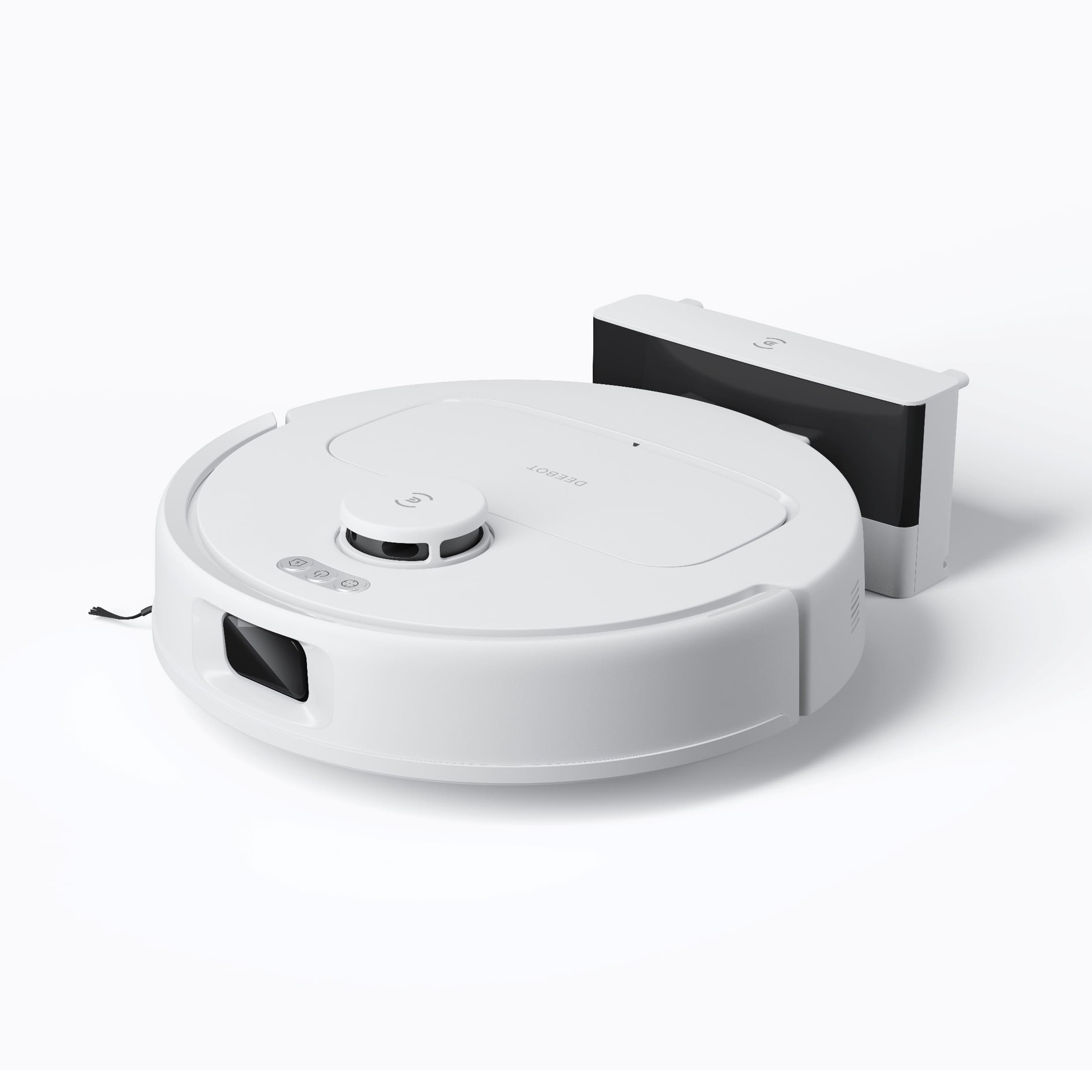 Ecovacs DEEBOT N20e Smart Robot Vacuum - 10,000Pa Suction, ZeroTangle 2.0, White