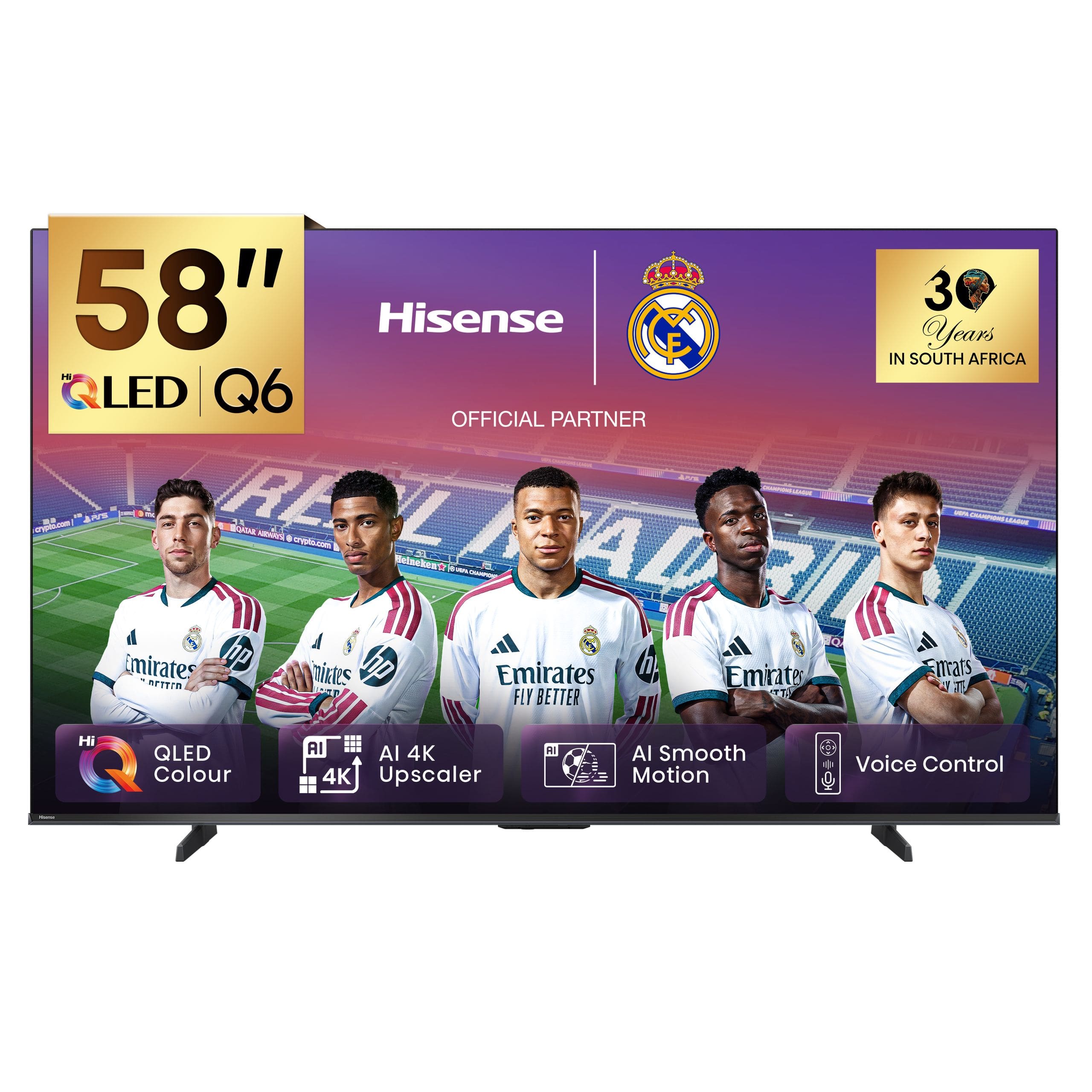 Hisense 58Q6Q 58″ QLED 4K 60Hz VIDAA Smart TV