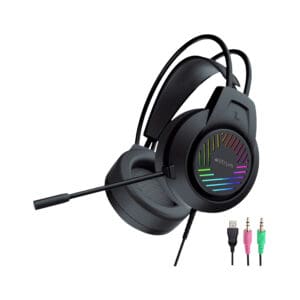 Astrum A12110-B HG100 Over-ear Gaming Headset with Mic + LED