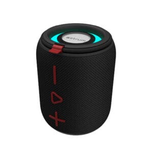 Astrum A14511-B SP110 Portable Bluetooth Speaker 5.3, TF Card FM USB RGB Light TWS - Black