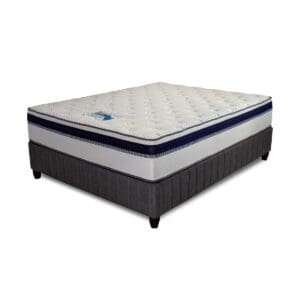 Cloud Nine Camden euro-top coconut husk nano-silver mattress bed set