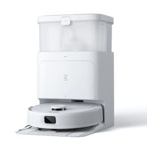 Ecovacs DEEBOT N30 Pro Smart Robot Vacuum - 10,000Pa Suction, ZeroTangle 2.0, White