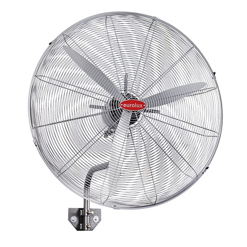 Eurolux Fan 30' Maxi Industrial Wall Mounted Fan Motor Power 280W