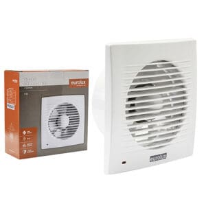 Eurolux Extractor Square Wall Fan 210mm White Motor Power 25W